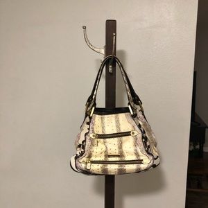 Jimmy Choo python shoulder bag